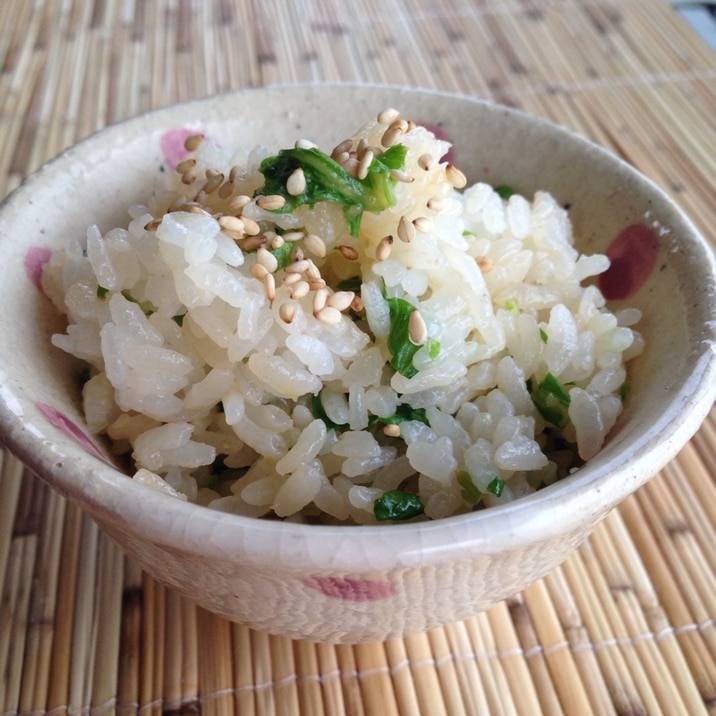 セロリの葉de混ぜご飯♪